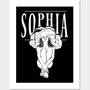 Sophia | Goldengirls |White retro vintage Posters and Art